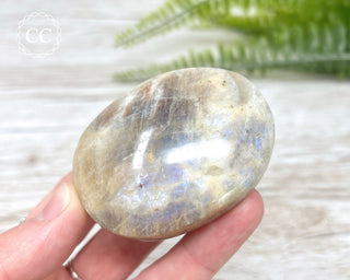 Sunstone & Moonstone Palm Stone #11