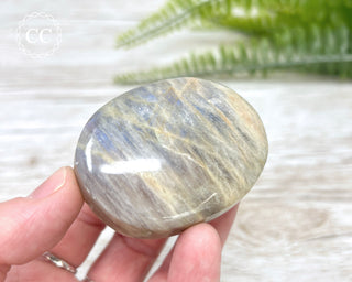 Sunstone & Moonstone Palm Stone #12