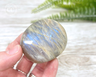 Sunstone & Moonstone Palm Stone #12