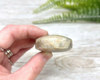 Sunstone & Moonstone Palm Stone #12