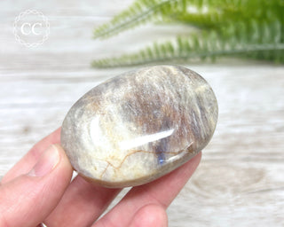 Sunstone & Moonstone Palm Stone #13