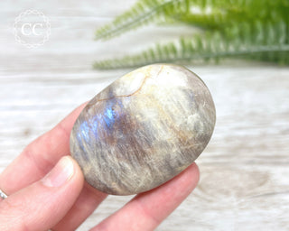 Sunstone & Moonstone Palm Stone #13