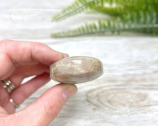 Sunstone & Moonstone Palm Stone #13