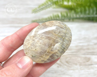 Sunstone & Moonstone Palm Stone #6