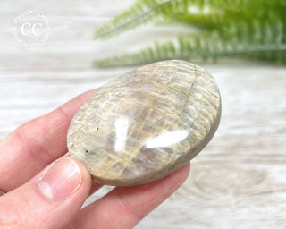 Sunstone & Moonstone Palm Stone #6