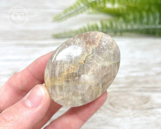 Sunstone & Moonstone Palm Stone #6