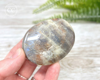 Sunstone & Moonstone Palm Stone #7