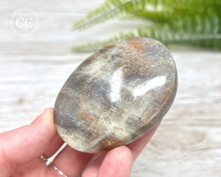 Sunstone & Moonstone Palm Stone #7