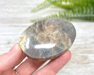 Sunstone & Moonstone Palm Stone #7