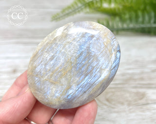 Sunstone & Moonstone Palm Stone #9