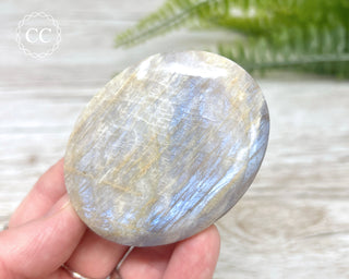 Sunstone & Moonstone Palm Stone #9