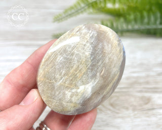 Sunstone & Moonstone Palm Stone #9