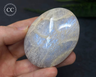 Sunstone & Moonstone Palm Stone #15