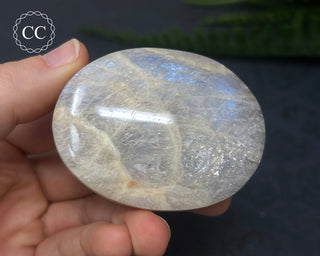 Sunstone & Moonstone Palm Stone #15