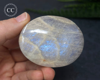 Sunstone & Moonstone Palm Stone #15