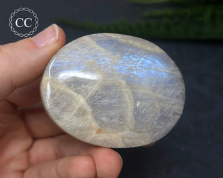 Sunstone & Moonstone Palm Stone #15