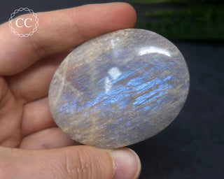 Sunstone & Moonstone Palm Stone #15