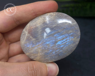 Sunstone & Moonstone Palm Stone #15