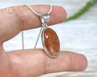 Arusha Sunstone Silver Necklace #2