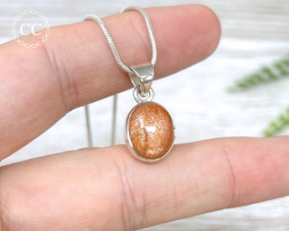 Sunstone Silver Necklace #1