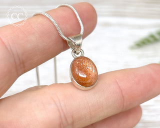 Sunstone Silver Necklace #2