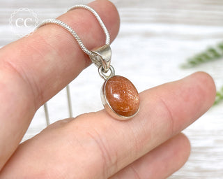 Sunstone Silver Necklace #2