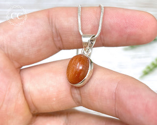 Sunstone Silver Necklace #1