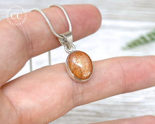 Sunstone Silver Necklace #1