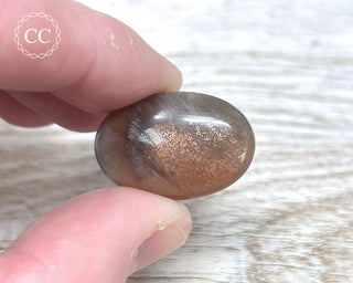 Tanzania Sunstone & Moonstone Pebble #2