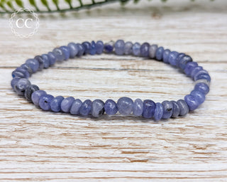 Tanzanite Bracelet on light background