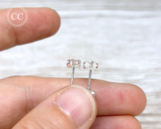 Tanzanite Silver Earrings #4