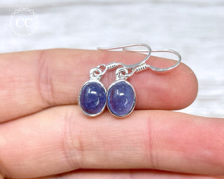 Tanzanite Silver Earrings #3