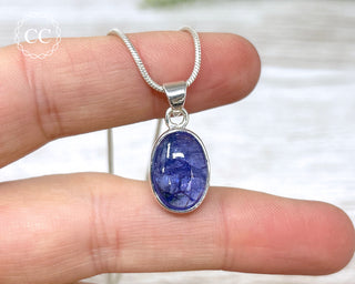 Tanzanite Silver Necklace #1