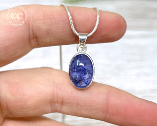 Tanzanite Silver Necklace #1