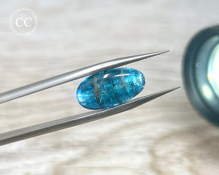 Teal Blue Kyanite Pebble #12