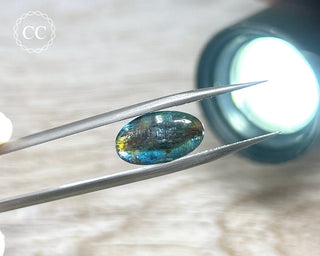 Teal Blue Kyanite Pebble #16