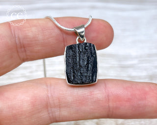 Tektite Silver Necklace #2