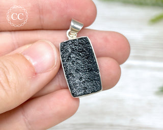 Tektite Silver Necklace #1