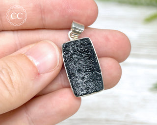 Tektite Silver Necklace #1