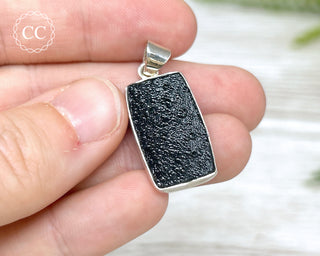 Tektite Silver Necklace #1