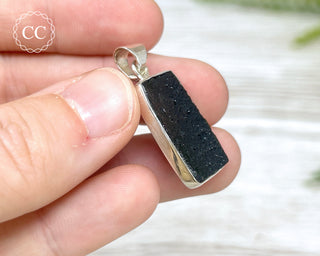 Tektite Silver Necklace #1