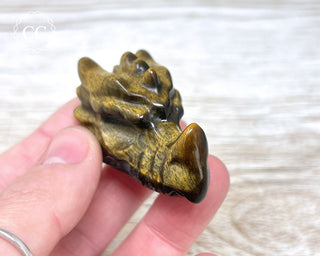 Tigers Eye Dragon Head #7