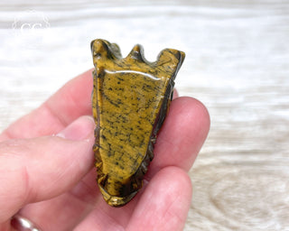 Tigers Eye Dragon Head #7