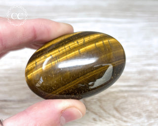 Tigers Eye Chunky Palm Stone #2