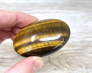 Tigers Eye Chunky Palm Stone #2