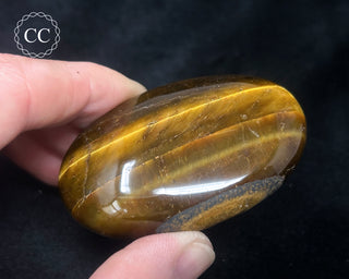 Tigers Eye Chunky Palm Stone #8