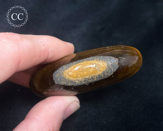 Tigers Eye Chunky Palm Stone #8