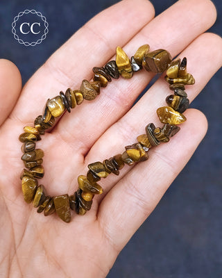 Tigers Eye Gemchip Bracelet