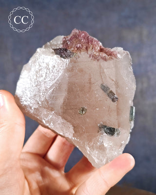 Blue Tourmaline in Quartz #1