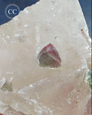 Blue Tourmaline in Quartz #3